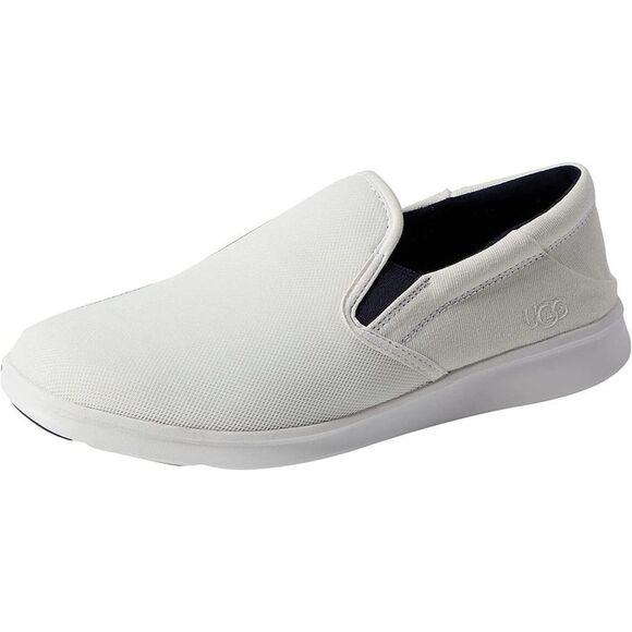 UGG 1124893 Men's Sz 12 White Sheldon Slip On Casual Sneakers Loafers - Picture 5 of 8